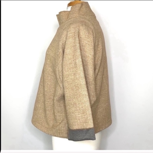 Madewell Herringbone Mock Neck Sweater Size S - Picture 8 of 10